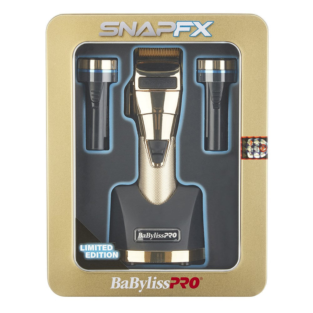 BaBylissPRO SnapFX Gold Professional Barber Clippers