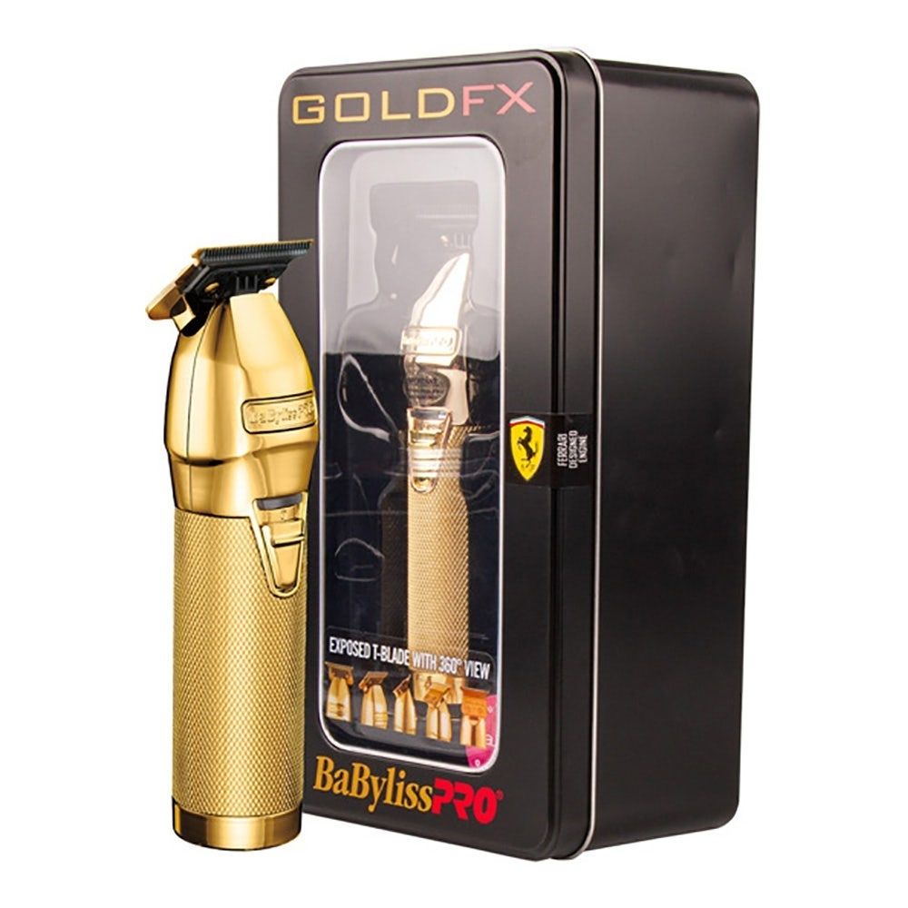 BaBylissPRO Gold Barber Trimmer Set Foil FX02 Double Foil Shaver