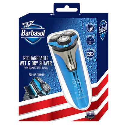 Barbasol Electric Shaver Rechargeable Wet And Dry