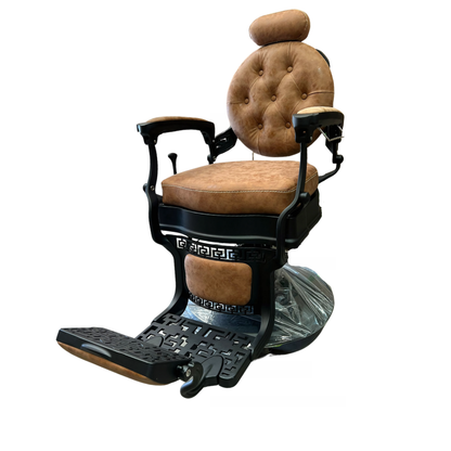 Brown Barber Chairs – Heavy Duty Superior Quality for Barbershops - DY-48-18-3