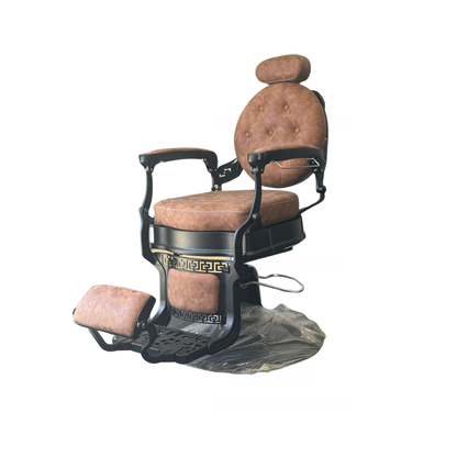 Brown Barber Chairs – Heavy Duty Superior Quality for Barbershops - DY-48-18-3