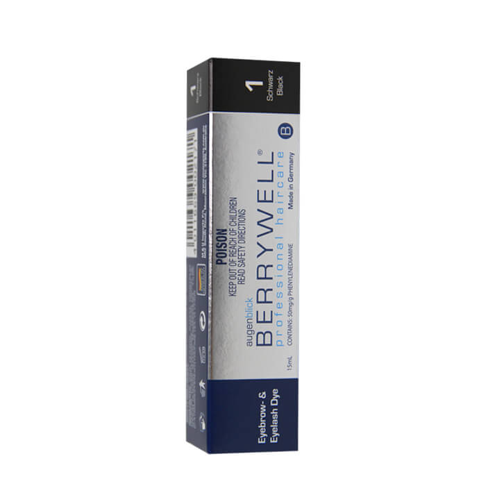 Berrywell Eyebrow And Eyelash Tint Black 15ml