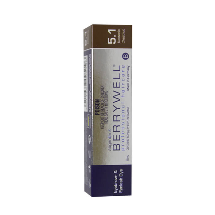 Berrywell Eyebrow And Eyelash Tint Chestnut 15ml