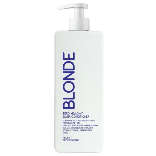 Hi Lift Blonde Zero Yellow Pure Conditioner – 350ml | Hydrating & Brass Neutralizing Conditioner for Blonde & Silver Hair