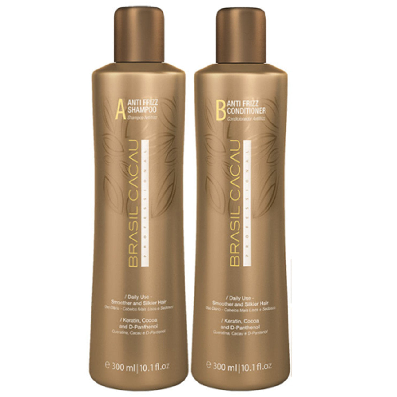 Brasil Cacau Anti Frizz Duo Pack Shampoo & Conditioner 300ml