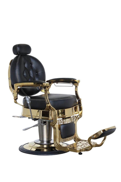 Gold Barber Chairs – Heavy Duty Superior Quality for Barbershops - DY-48-11-2