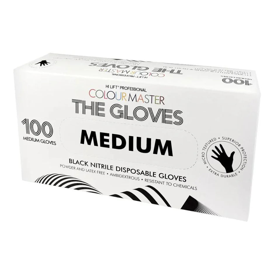 Hi Lift Colour Master Black Nitrile Gloves