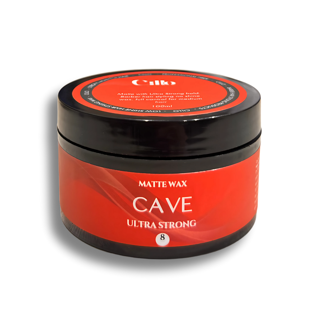 Cillo Cave Red Hair Matte Styling Wax Clay Efect - 100ml Style Wax