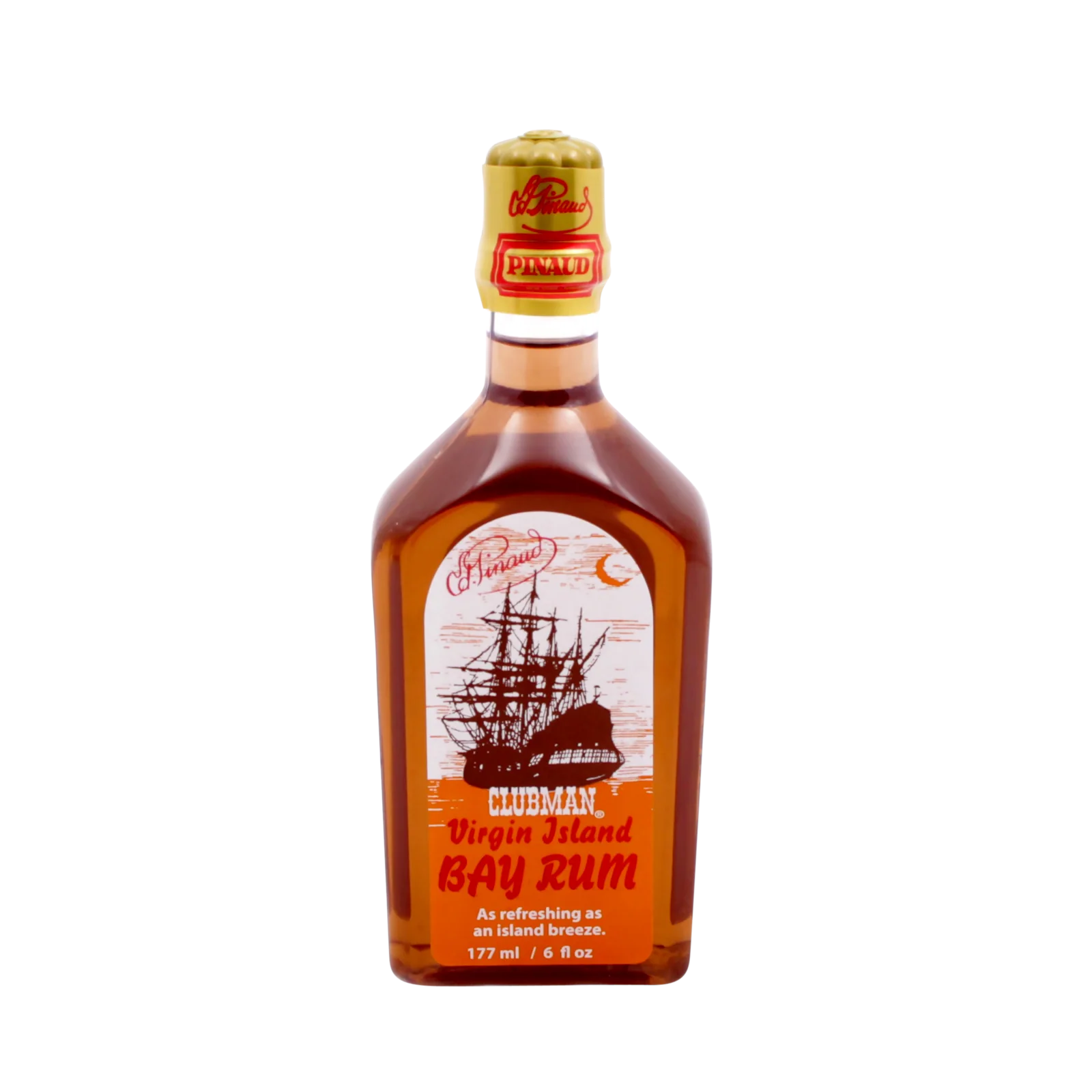 Clubman Virgin Island Bay Rum After Shave Cologne - 177ml - Classic Post-Shave Refreshment