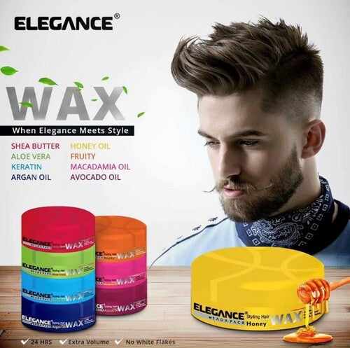 Elegance Hair Gel Wax - Colours 140grams