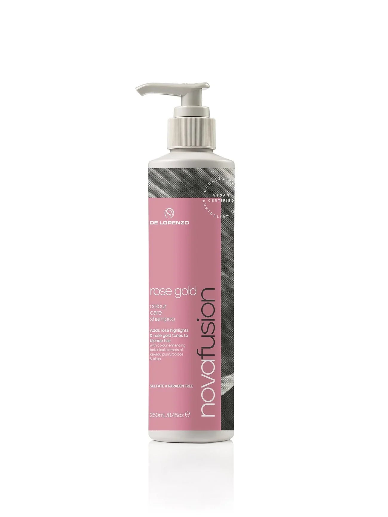 De Lorenzo Novafusion Colour Care Shampoo Rose Gold 250ml