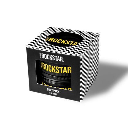 Instant Rockstar Duet Pack - Solid Rock - Strong Hold Moulding Wax - 2 X 100mL