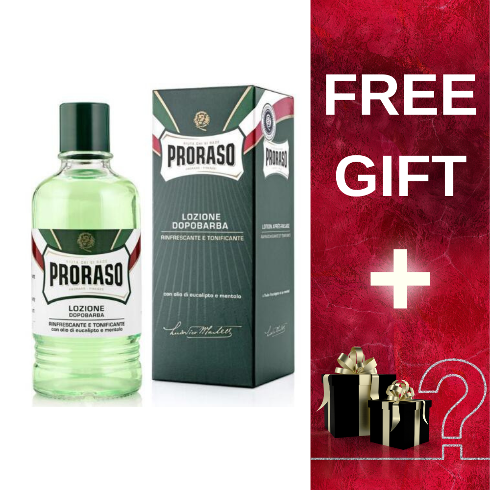 Proraso Aftershave Cologne Eucalyptus & Menthol Refresh Lotion 400ml