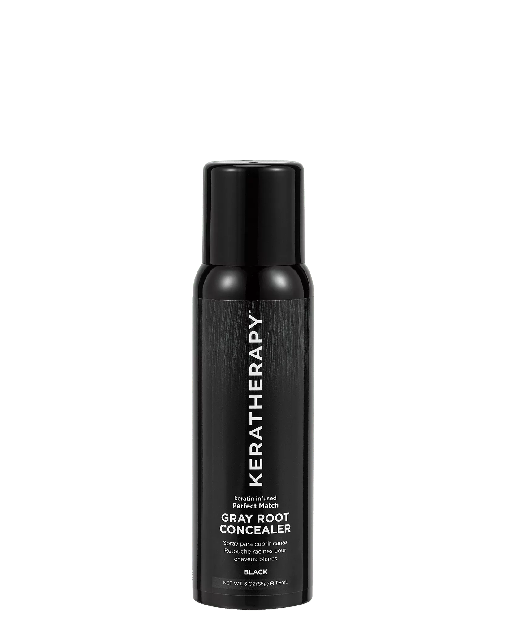 Keratherapy Gray Root Concealer - Black 118ml