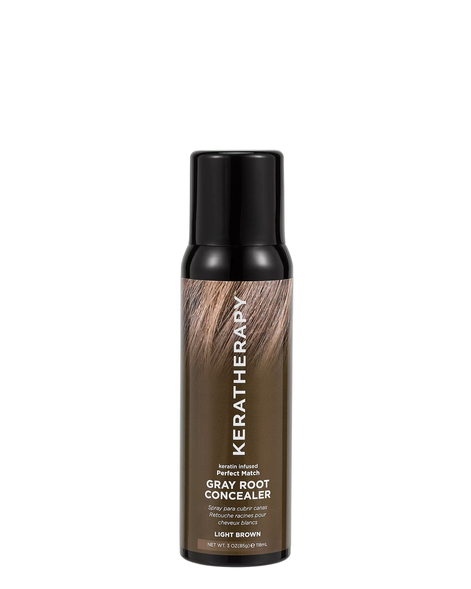 Keratherapy Gray Root Concealer - Light Brown 118ml