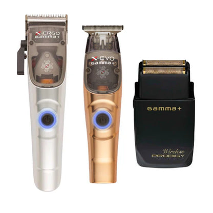 Gamma + X-Ergo Cordless Hair Cutting Set