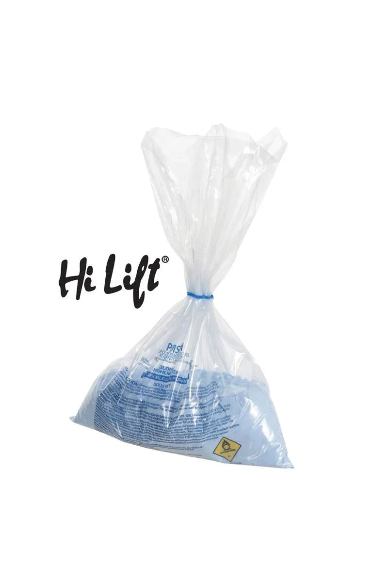 Hi Lift Powder Blue Bleach 500g Bag Refill