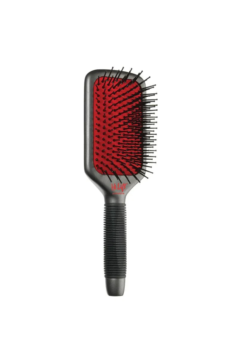 Hi Lift Super Grip Ionic Paddle Hair Brush 11 Rows - Ultimate Control for Smooth