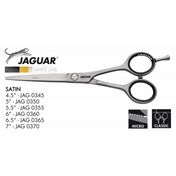 JAGUAR White Line Satin Scissor (5.0″)