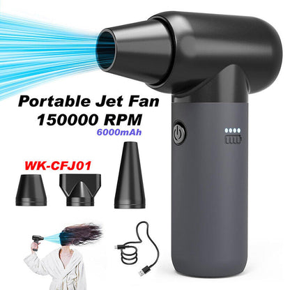 Portable Jet Fan Mini Compressed Air Duster Blower