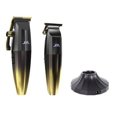 JRL FF2020 Clipper & Trimmer Limited Gold Barber Clippers Set