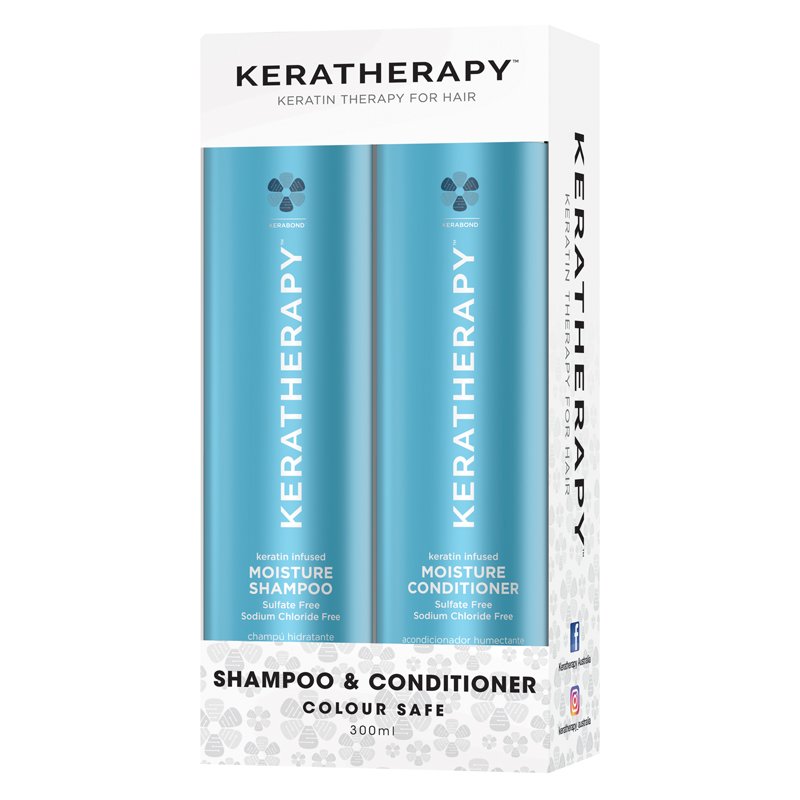 Keratherapy Duo Moisture Shampoo and Conditioner 300ml