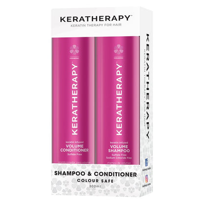 Keratherapy Duo Volume Shampoo And Conditioner 300ml