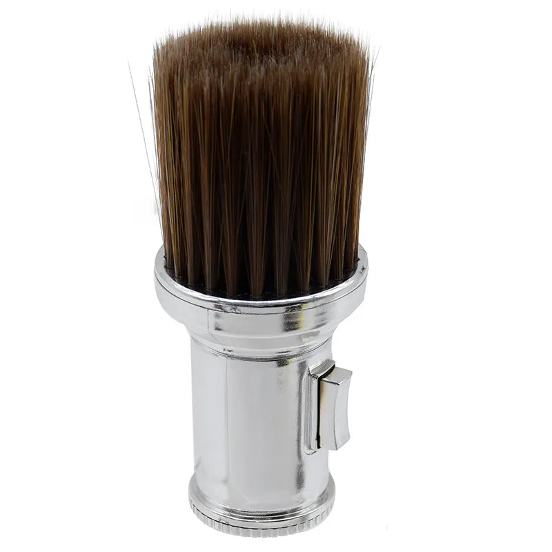 Neck Brush With Talk Powder Facility - Silver