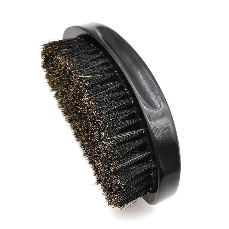 Oval Shaped Beard Styling Brush Black H80