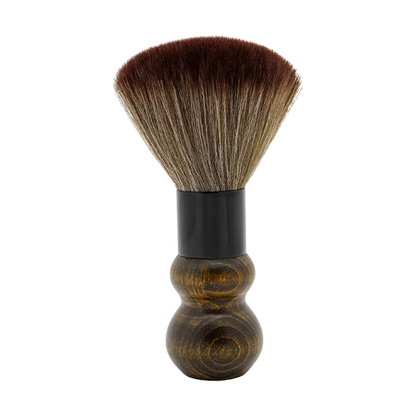 Neck Brush Round Wood Handle With Gold - 510