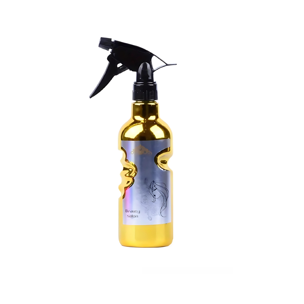 Round Water Spray Gold Bottle - A0031G