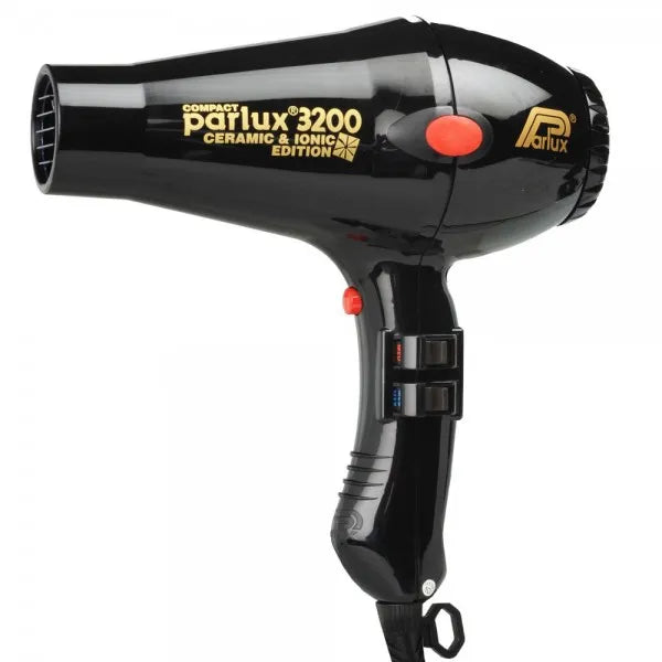 Parlux 3200 Ceramic & Ionic Hair Dryer – Black