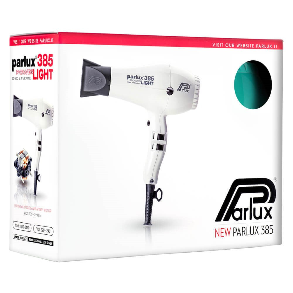 Parlux Hair Dryer 385 Power Blow Light Ceramic Ionic - All Colour Blower Option