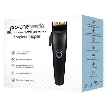 Pro-One Vecta Cordless Barber Hair Clippers