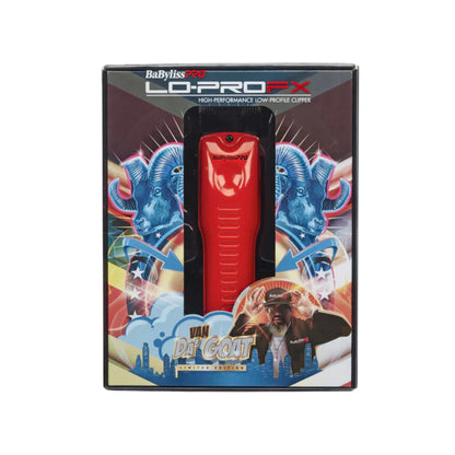 Babyliss PRO LO-PROFX Professional Barber Clippers - Red