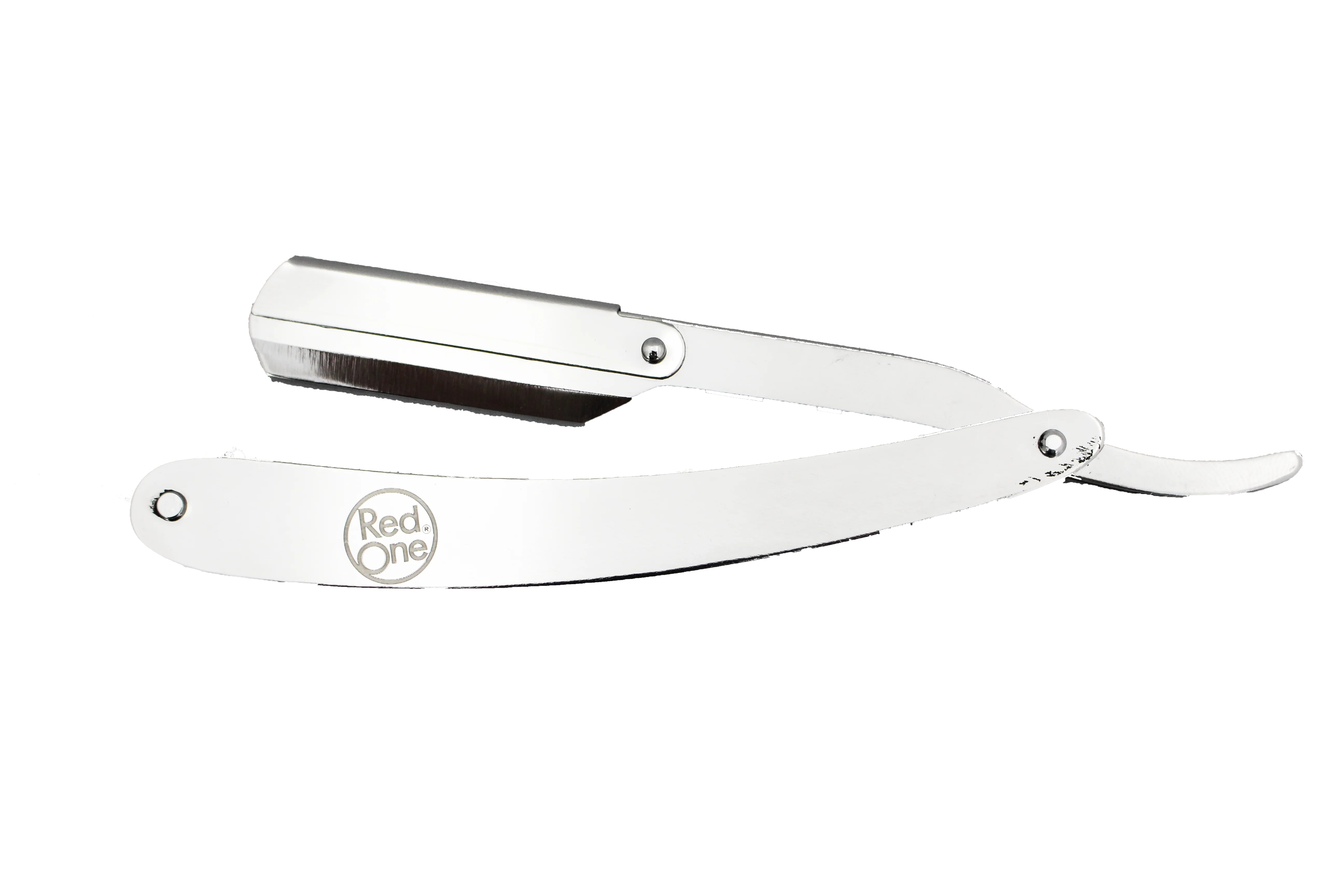 RedOne Straight Cut Throat Shaving Razor Barber Salon Cap (Steel)