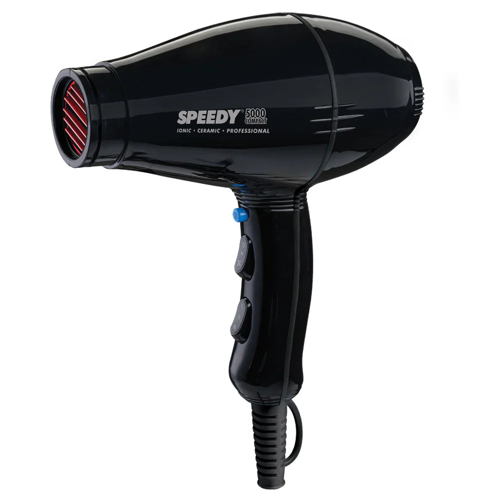 Speedy 5000 Compact Ionic & Ceramic Professional Hair dryer - Black