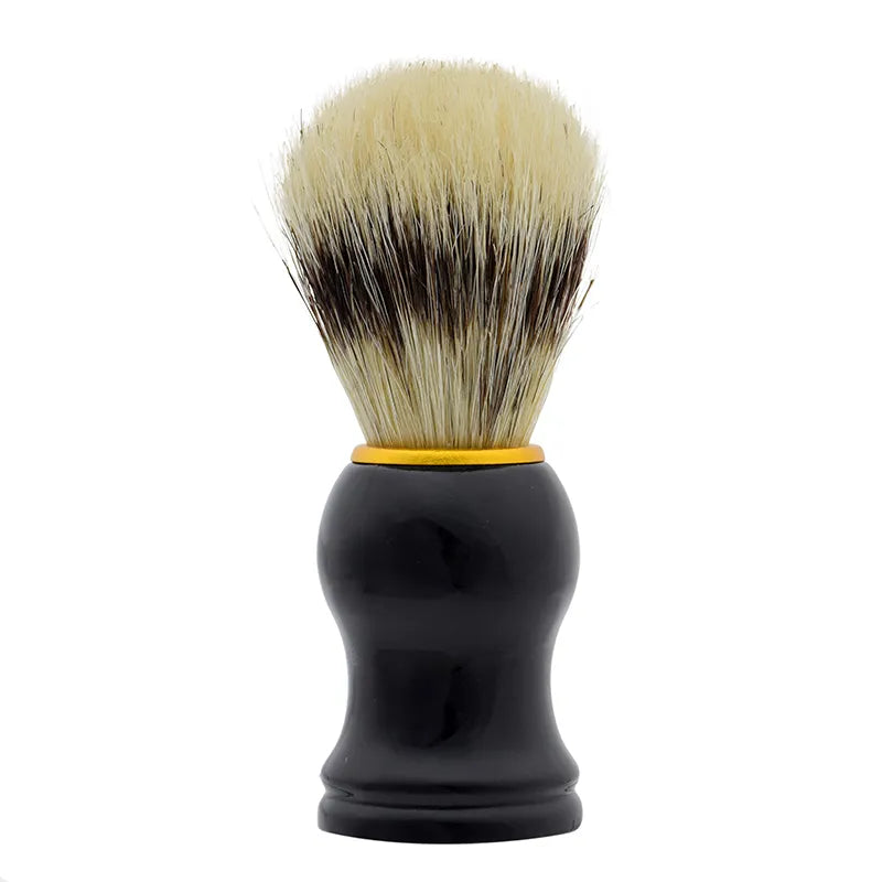 RedOne Men Shaving Brush Beard Black Plastic Handel