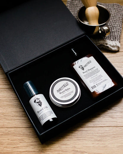 Sheffield Beard Care Pack Royal - Shampoo Balm and Oil