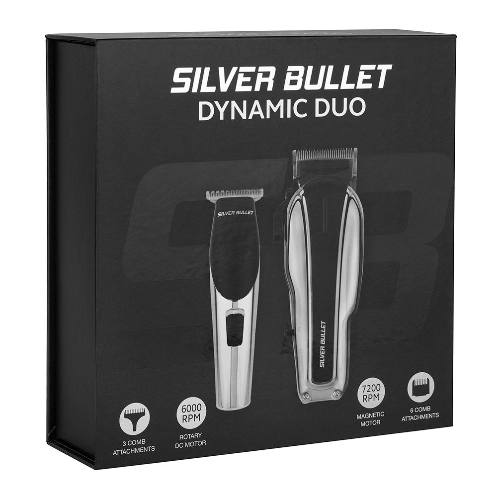 Silver Bullet Dynamic Duo Men's Hair Clippers