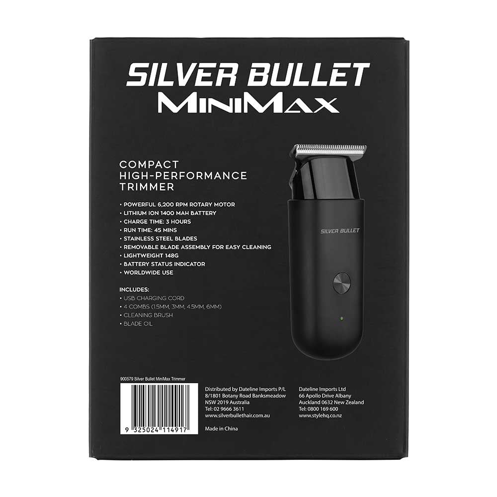 Silver Bullet MiniMax Hair Trimmer Stainless steel