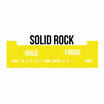 Instant Rockstar Solid Rock - Strong Hold Moulding Hair Styling Wax - 100ML