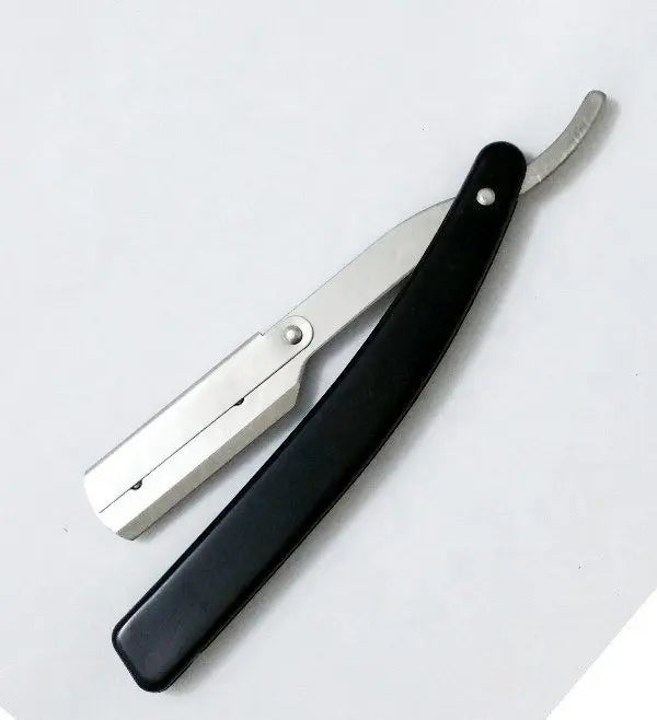 RedOne Straight Cut Throat Shaving Razor Barber Salon (Black)