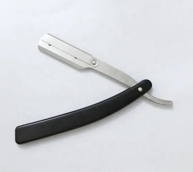 RedOne Straight Cut Throat Shaving Razor Barber Salon (Black)