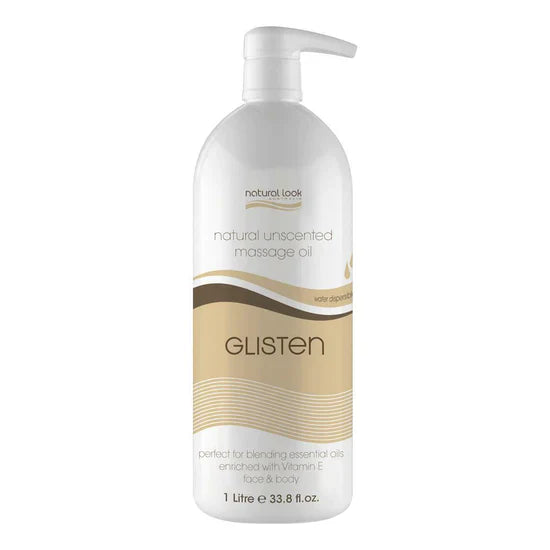 Natural Look Glisten Unscented Body Massage Oil 1 L