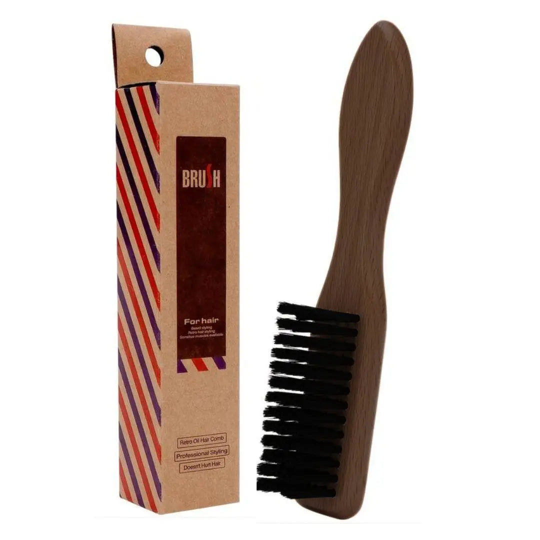 Fade Brush & Beard Brush Wood H72