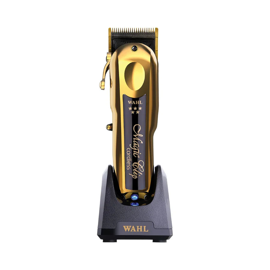 WAHL Gold Magic Clip Professional Barber Clippers Limited Edition Cordless