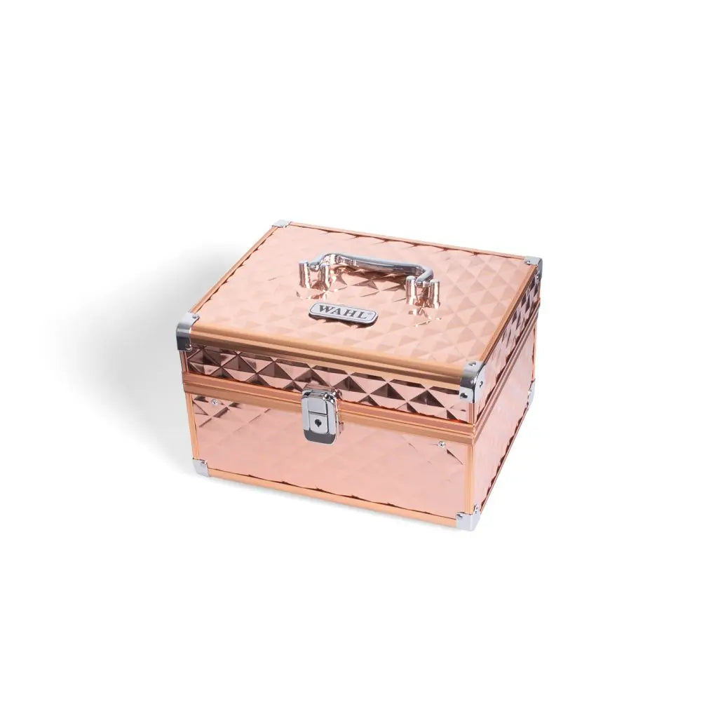 Wahl Rose Gold Vanity Barber Tools Carry Bag