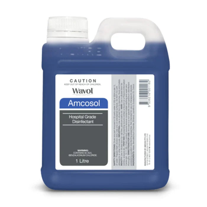 Wavol Amcosol Hospital Grade Barber Disinfectant 1L