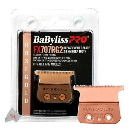 Babyliss PRO Deep Tooth Rose Gold Trimmer Blades - FX707RG2